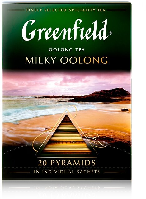 Чай улун Greenfield Milky Oolong в пирамидках