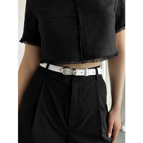 фото Ремень a.valentino, размер 115, белый