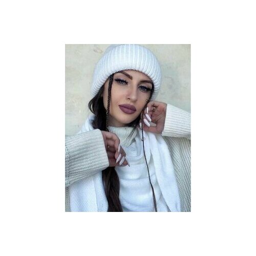 фото Шапка женская зима бини sariteks