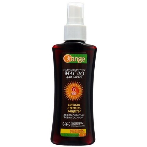 Масло солнцезащитное Orange для загара SPF 6, 100 мл