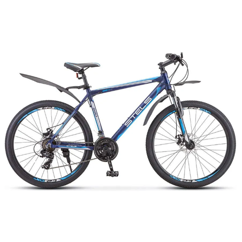 Велосипед горный STELS 26 Navigator 620 MD V010 (19 тёмно-синий) горный mtb велосипед stels navigator 620 md v010 26 2019 19 темно синий требует финальной сборки