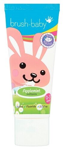 Brush-Baby Applemint паста зубная, 0-3 года