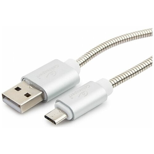 Micro USB кабель Cablexpert CC-G-mUSB02S-0.5M кабель cablexpert usb 2 0 am microb серия gold длина 0 5 м серебро блистер cc g musb02s 0 5m 16205388