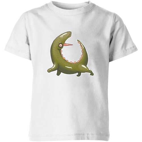 Футболка Us Basic, размер 10, белый мужская футболка крокодил кто угодно может быть единорогом s синий