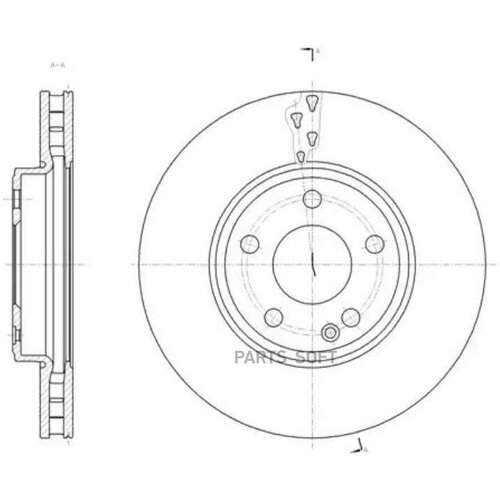 ROAD HOUSE 6152210 Диск торм пер вент295x28 5 отв 15430₽
