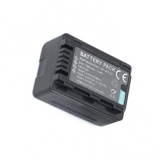 Battery / Аккумуляторная батарея для видеокамеры Panasonic HC-V110 (VW-VBT190) 3.6V 1940mAh