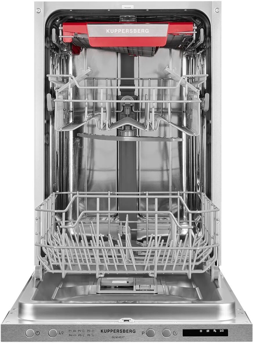 Встраиваемая посудомоечная машина 45см KUPPERSBERG GLM 4537 серебр.(3 корз луч)