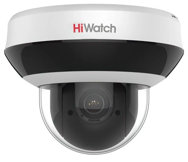 Поворотная камера видеонаблюдения HiWatch DS-I405M (B) черный/белый