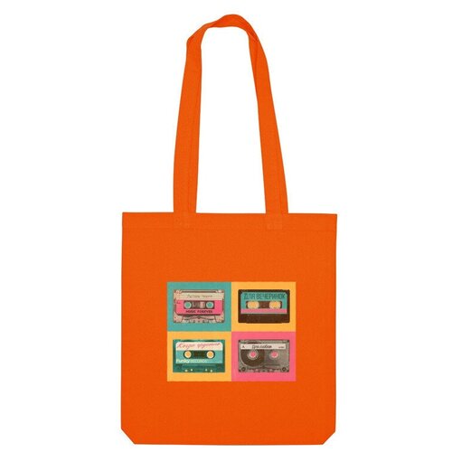 фото Сумка шоппер us basic, оранжевый