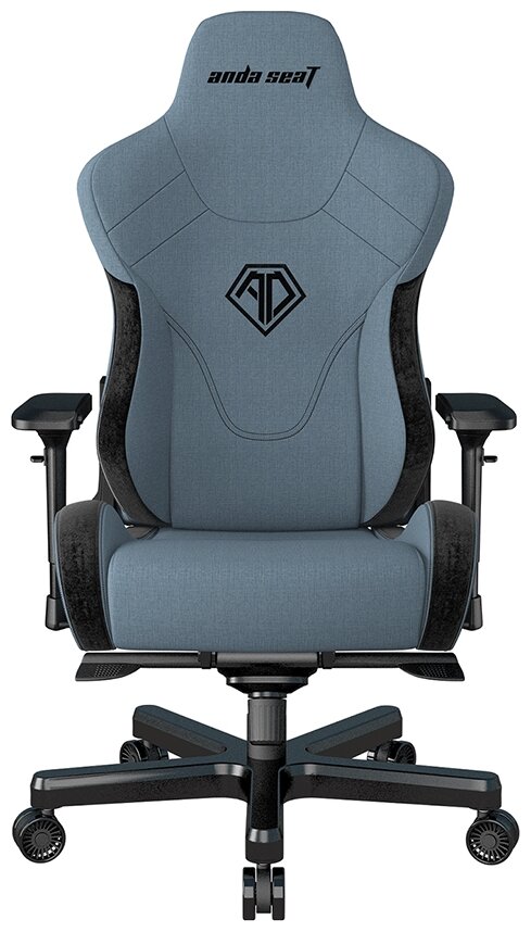 Кресло игровое Anda Seat T-Pro 2, цвет чёрный, размер XL (180кг), материал ткань (модель AD12XL) AndaSeat - фото №1