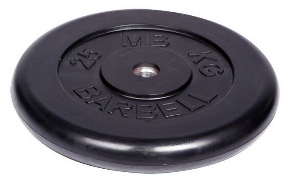 Barbell d 26 мм, 25,0 кг, black