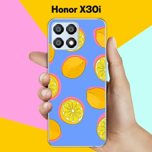 Силиконовый чехол на Honor X30i Лимоны / для Хонор Икс 30и силиконовый чехол на honor x30 лимоны для хонор икс 30