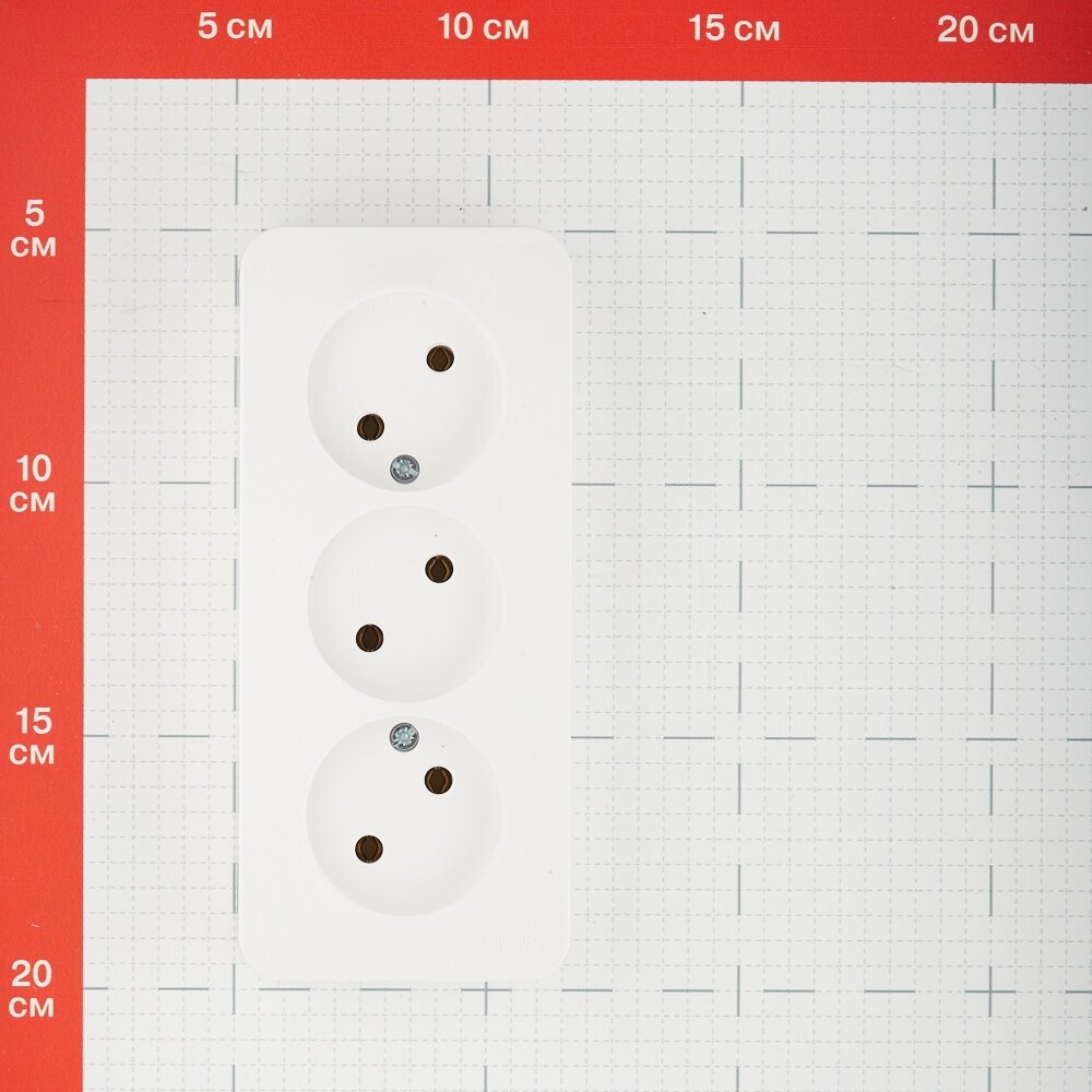 Schneider BLANCA роз. ОУ 3 мест. 16А бел. (пл.осн., изол.пл.) BLNRA000311 (6!) - фотография № 11