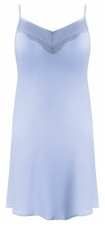 Сорочка Nipplex удлиненная, без рукава, размер 44, голубой - фотография № 4