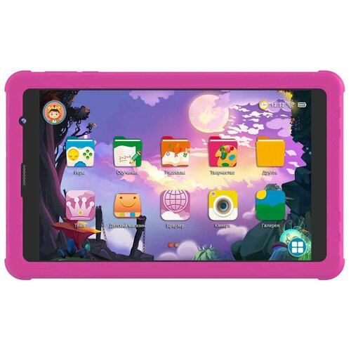 Детский планшет DIGMA CITI Kids 81, 2GB, 32GB, 3G, Android 10.0 Go розовый [cs8233mg] планшет digma citi kids 7 32gb pink wi fi bluetooth 3g android cs7216mg