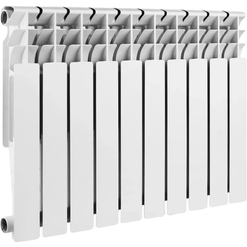 Радиатор секционный Konner LUX 80, кол-во секций: 10, 19 м2, 1900 Вт, 780 мм.алюминиевый