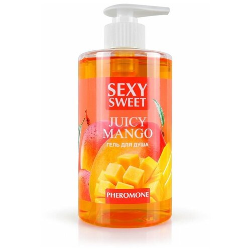 Гель для душа Sexy Sweet Juicy Mango с ароматом манго и феромонами - 430 мл. гель для душа sexy sweet wild berry с феромонами 430 мл