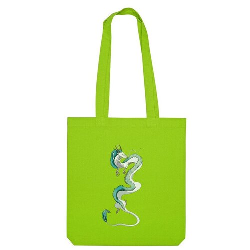 Сумка шоппер Us Basic, зеленый сумка дракон хаку бежевый