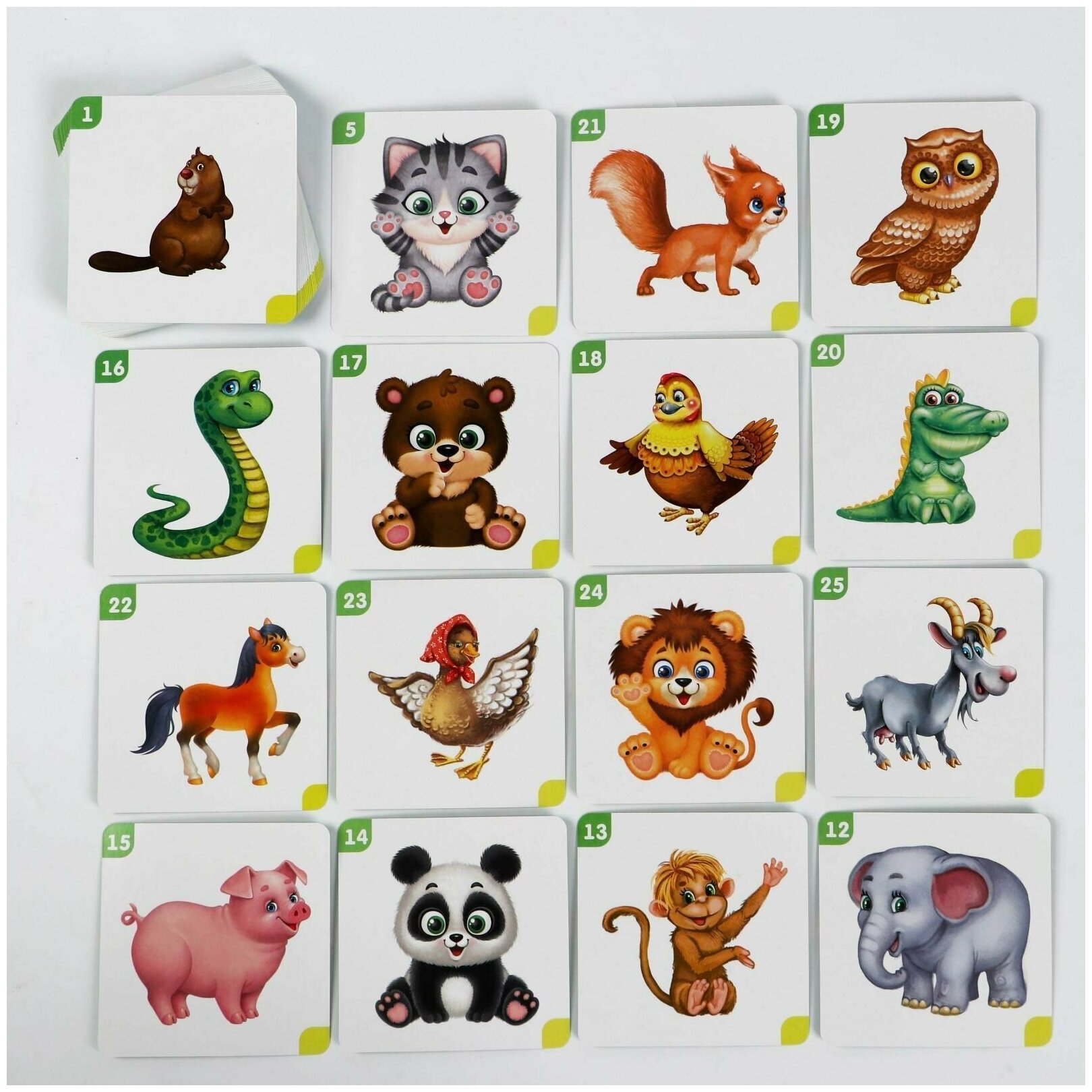 Настольная развивающая игра «Мемо для малышей. Животные», 50 карт - фотография № 16