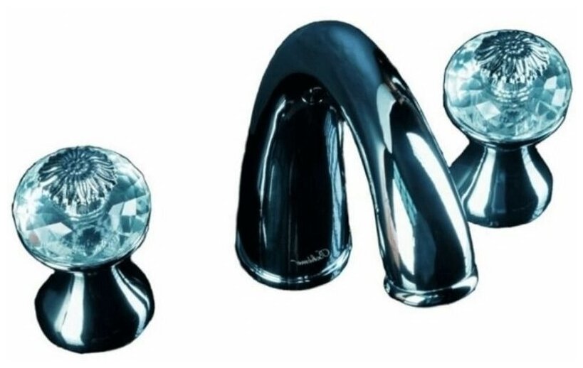 Смеситель Bohemel Flora 277-FL для раковины, на 3 отверстия, хром