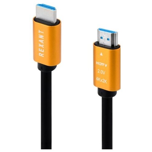 Кабель Rexant HDMI-HDMI 2.0 длина 1.5 м, высокоскоростной, серия Gold hdmi кабель длина кабеля 10 м метров высокоскоростной кабель hdmi дисконт63