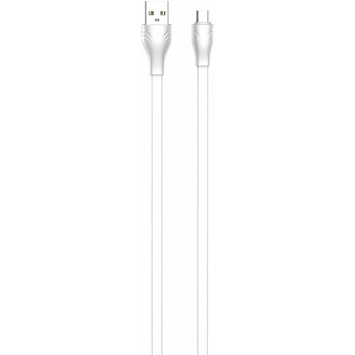 Ldnio LS552 USB - MicroUSB 2m White LD_C3830 ldnio ls553 usb кабель lightning 3m 2 1a медь 152 жилы плоский white