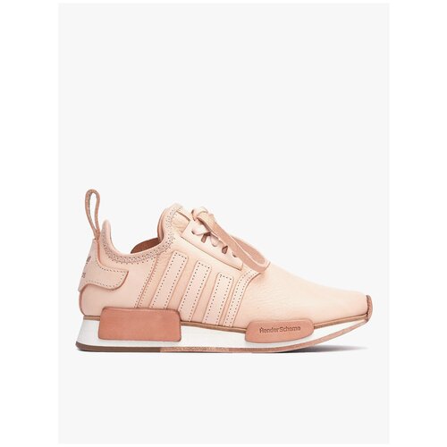 Hender Scheme Бежевые кожаные кроссовки adidas NMD R1 1