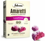 Печенье сдобное Falcone Amaretti (Амаретти), мягкие со вкусом малины, 170 г