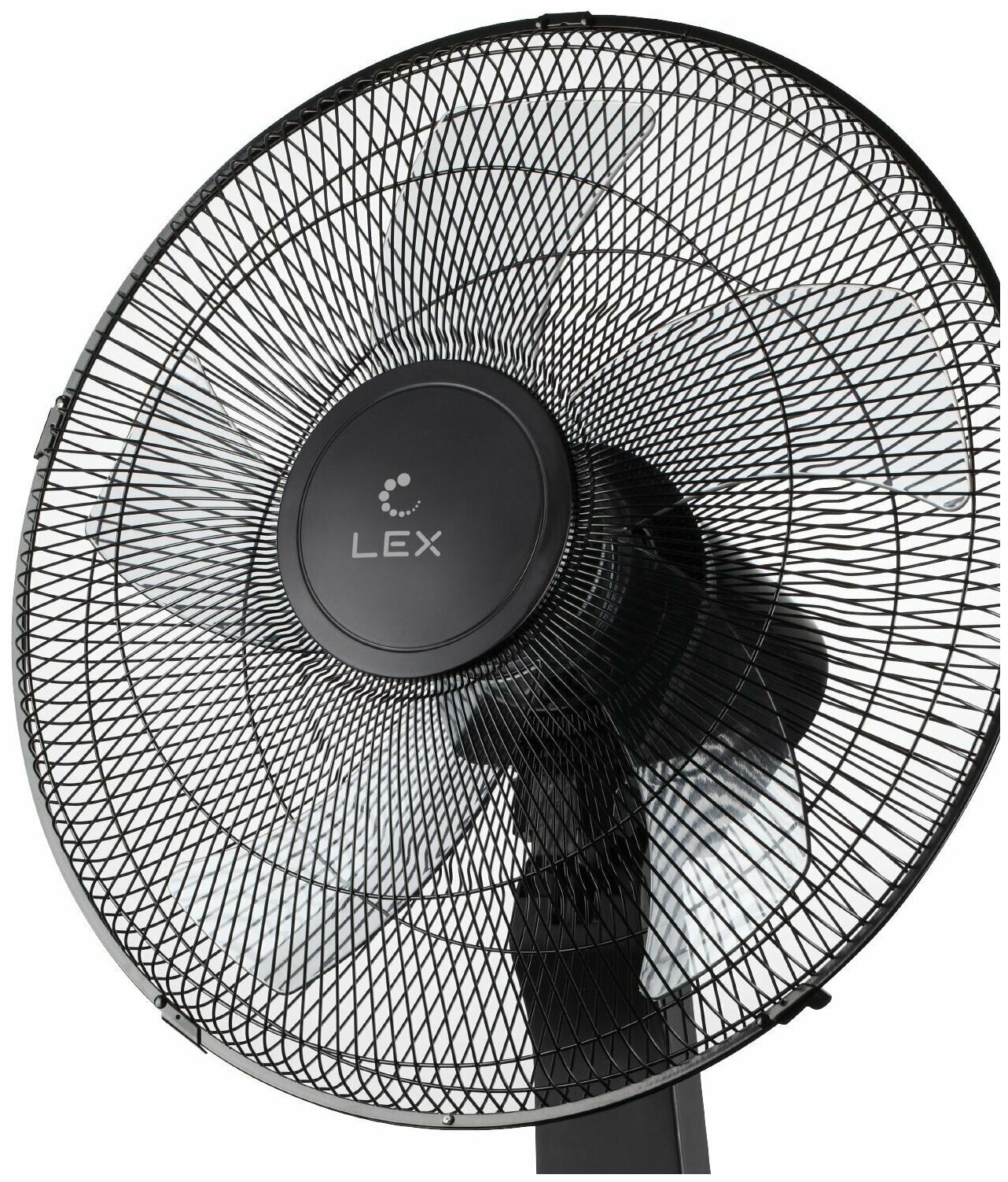 Вентилятор напольный с пультом LEX LXFC 8343 , 16", 50Вт, с ПДУ, Touch control, черный - фотография № 2
