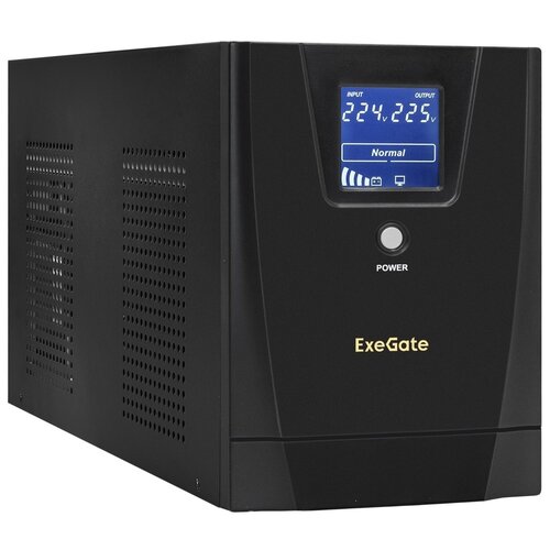 Интерактивный ИБП ExeGate SpecialPro Smart LLB-3000 LCD EX292636RUS черный 1800 Вт ибп exegate specialpro unb 1000 led avr 1sh 2c13 rj usb