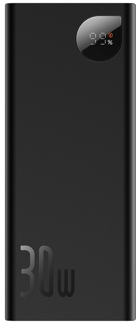 Внешний аккумулятор повербанк Baseus Adaman Metal Digital Display Fast charge Power Bank 20000mAh 30W