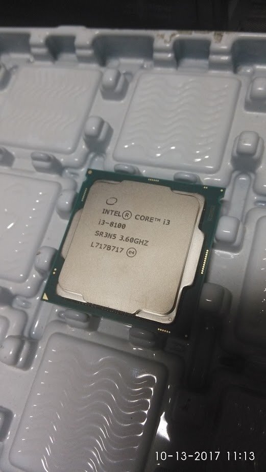 Процессор Intel Core i3-8100 LGA1151 v2 4 x 3600 МГц