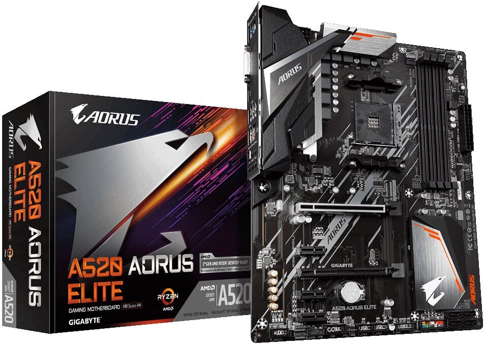 Материнская плата Gigabyte A520 AORUS ELITE Socket AM4