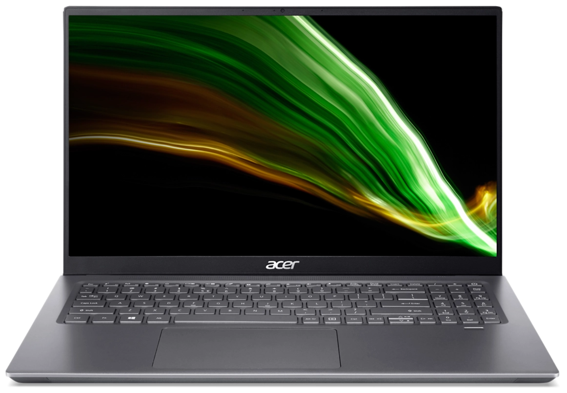 Ноутбук Acer/Swift X SFX16-51G/Core i5/11320H/2,5 GHz/16 Gb/PCIe NVMe SSD/512 Gb/Nо ODD/GeForce/RTX 3050Ti/4 Gb/16,1 ''/1920x1080/Windows 11/Home/64/F