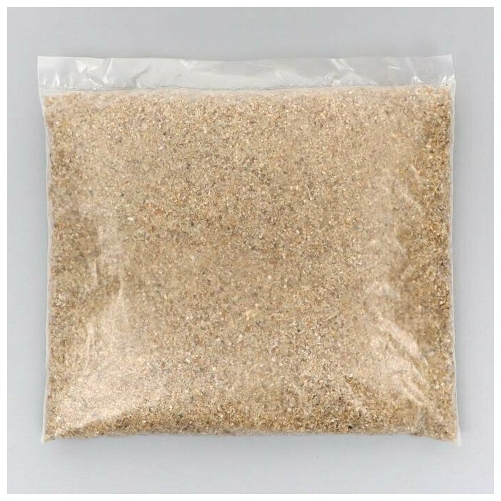 Речной песок "Рецепты дедушки Никиты", сухой, фр 0,8-1,6, 1 кг - фотография № 3