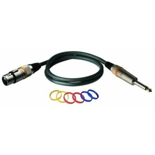 Rockcable RCL30383 D6 F Кабель XLR(F) - джек 1/4, 3 м