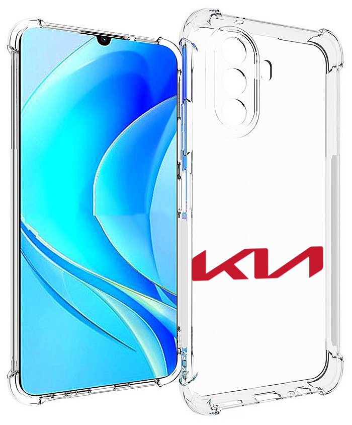 Чехол MyPads Kia-киа-3 для Huawei Nova Y70 / Nova Y70 Plus (MGA-LX9N) / Huawei Enjoy 50 задняя-панель-накладка-бампер