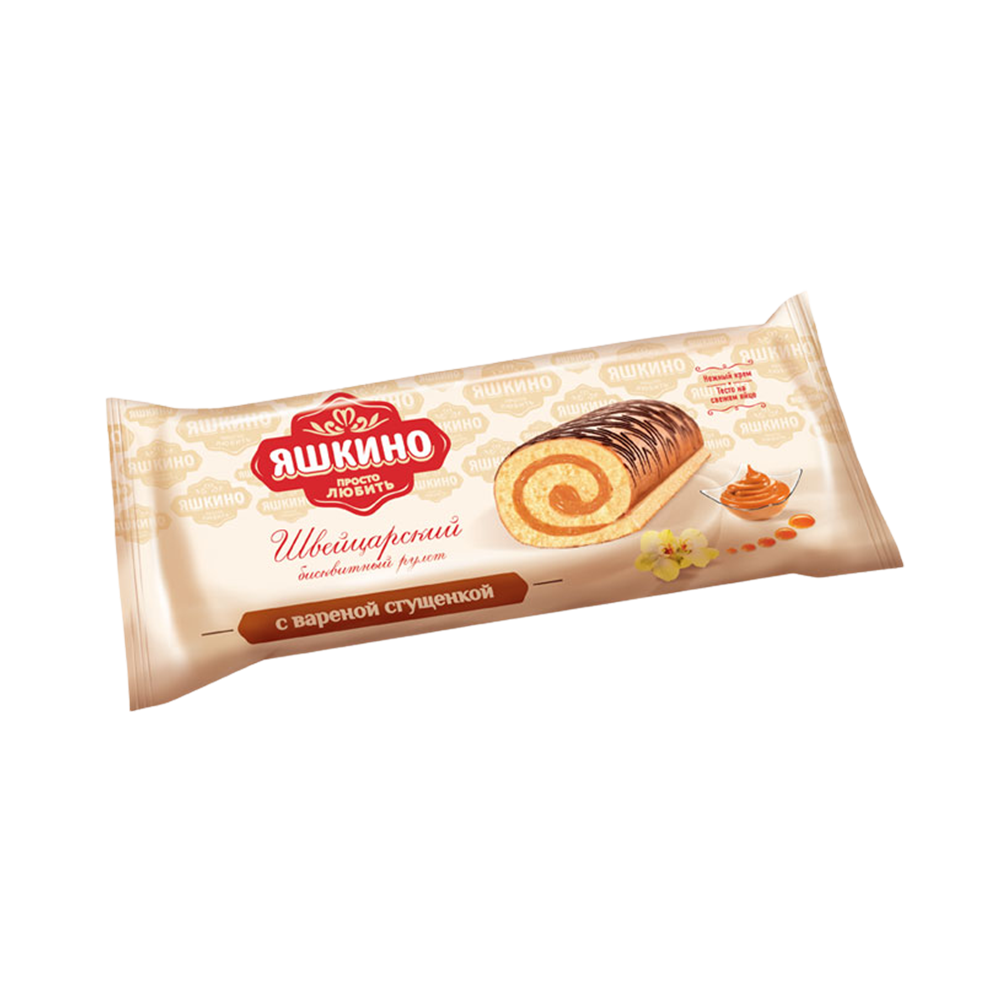 Рулет Яшкино Швейцарский с варёной сгущенкой, 200 г - фото №8