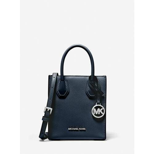 фото Сумка кросс-боди michael kors, фактура зернистая, матовая, синий