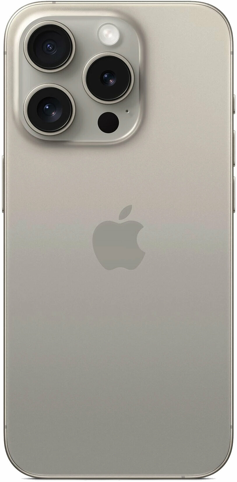 Смартфон Apple iPhone 15 Pro 128 ГБ, Dual: Nano SIM+ eSIM , Natural Titanium ( Натуральный Титан ) — фото 1