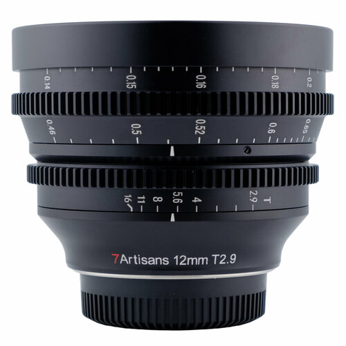 Объектив 7artisans 12mm T29 M43 Panasonic Olympus APS-C черный 33690₽