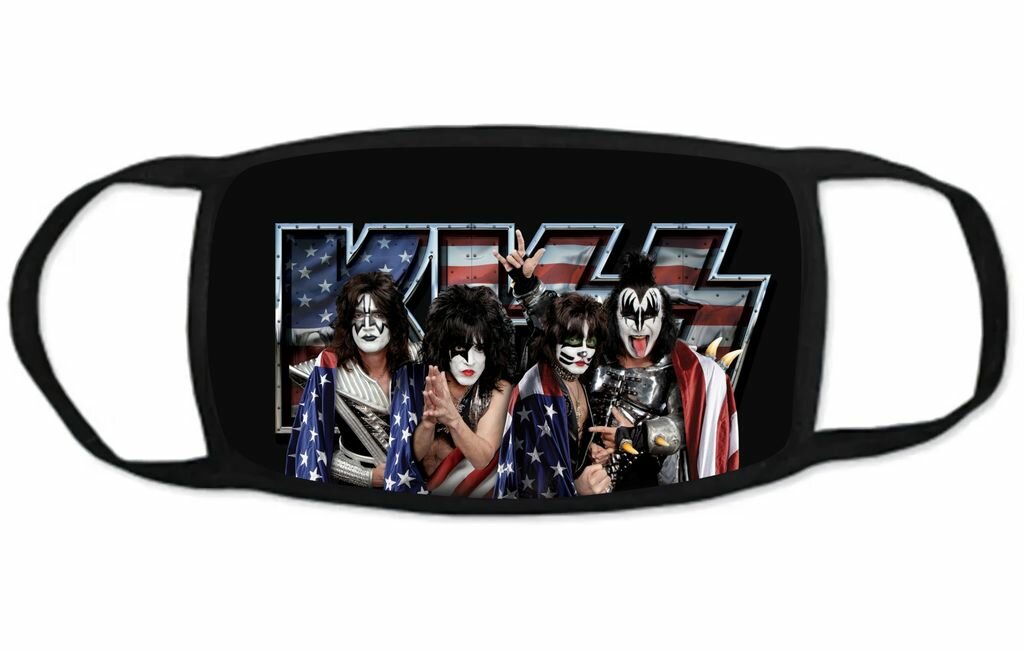 Маска защитная тканевая на лицо Kiss, Кисс №9, Детская - 18 на 10 см