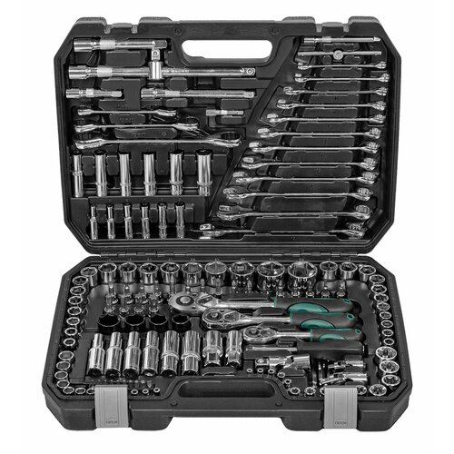 Набор инструментов 151 предмет для авто для мастерской ключи головки биты авто инструменты в кейсе 8550₽