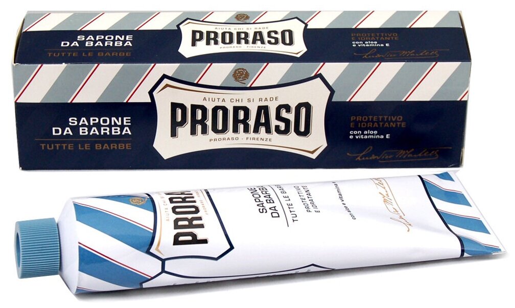 Крем для Бритья защитный с алое и витамином Е Proraso 150 мл — фото 1