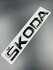 Эмблема значок на крышку багажника Skoda. Шильдик Шкода (длина 15...