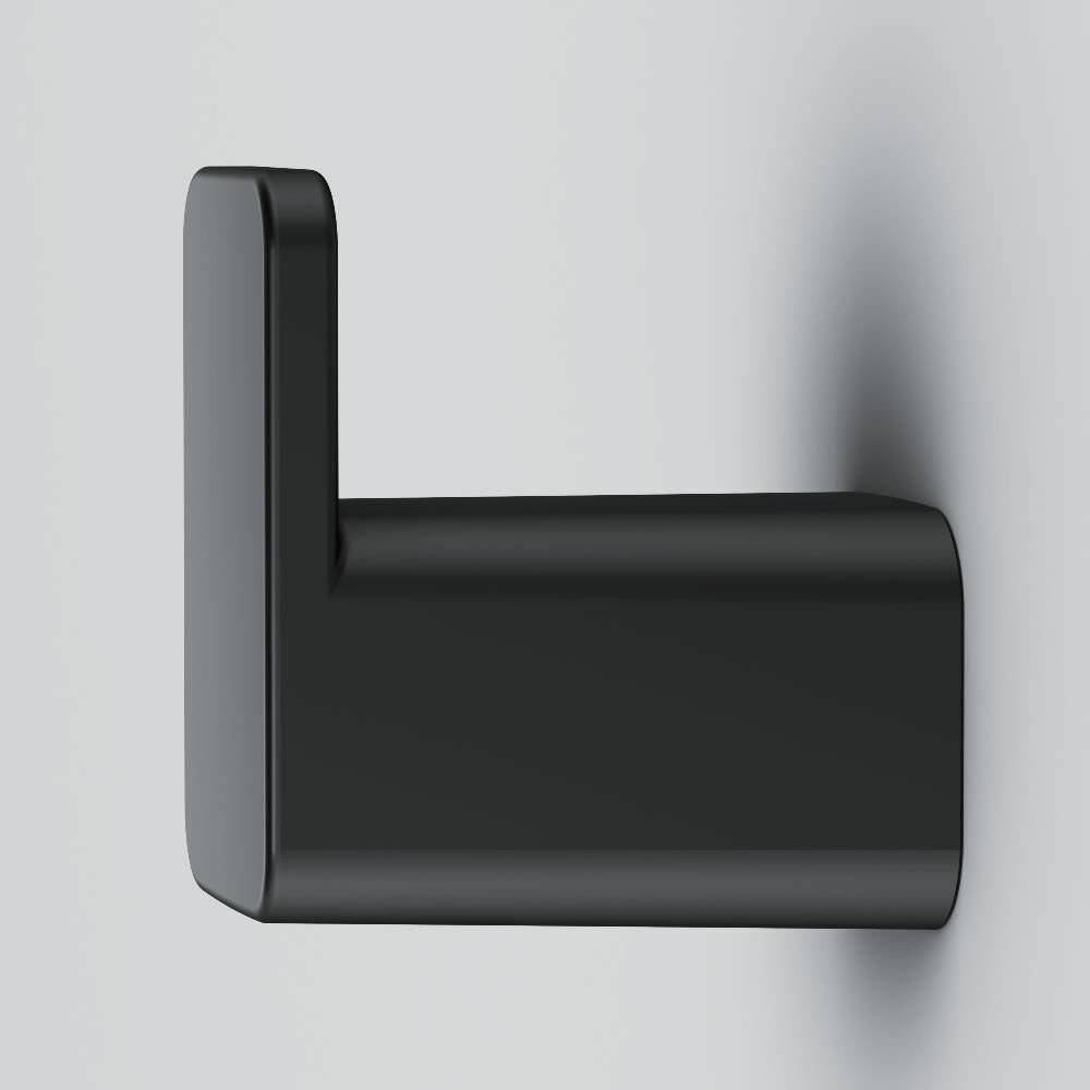 Крючок для полотенец в ванную комнату AM.PM Func, настенный, черный — фото 1