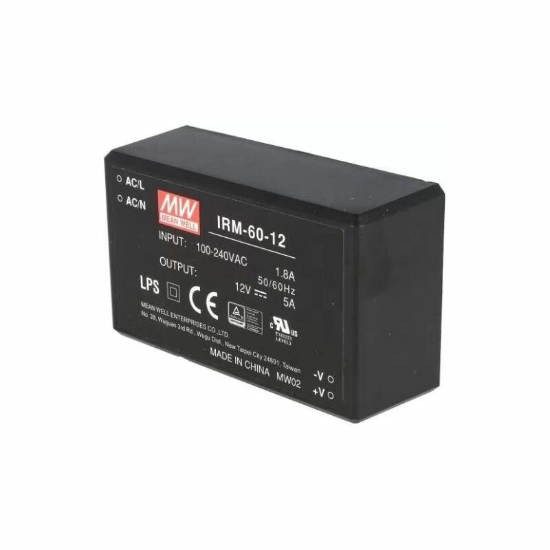 SMD источник питания AC/DC Mean Well IRM-60-12