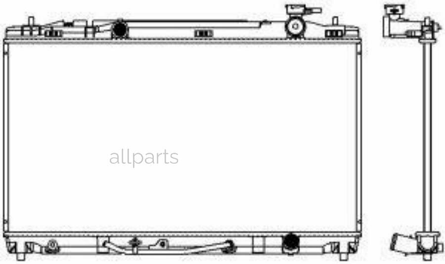 SAKURA 34618506 Радиатор системы охлаждения