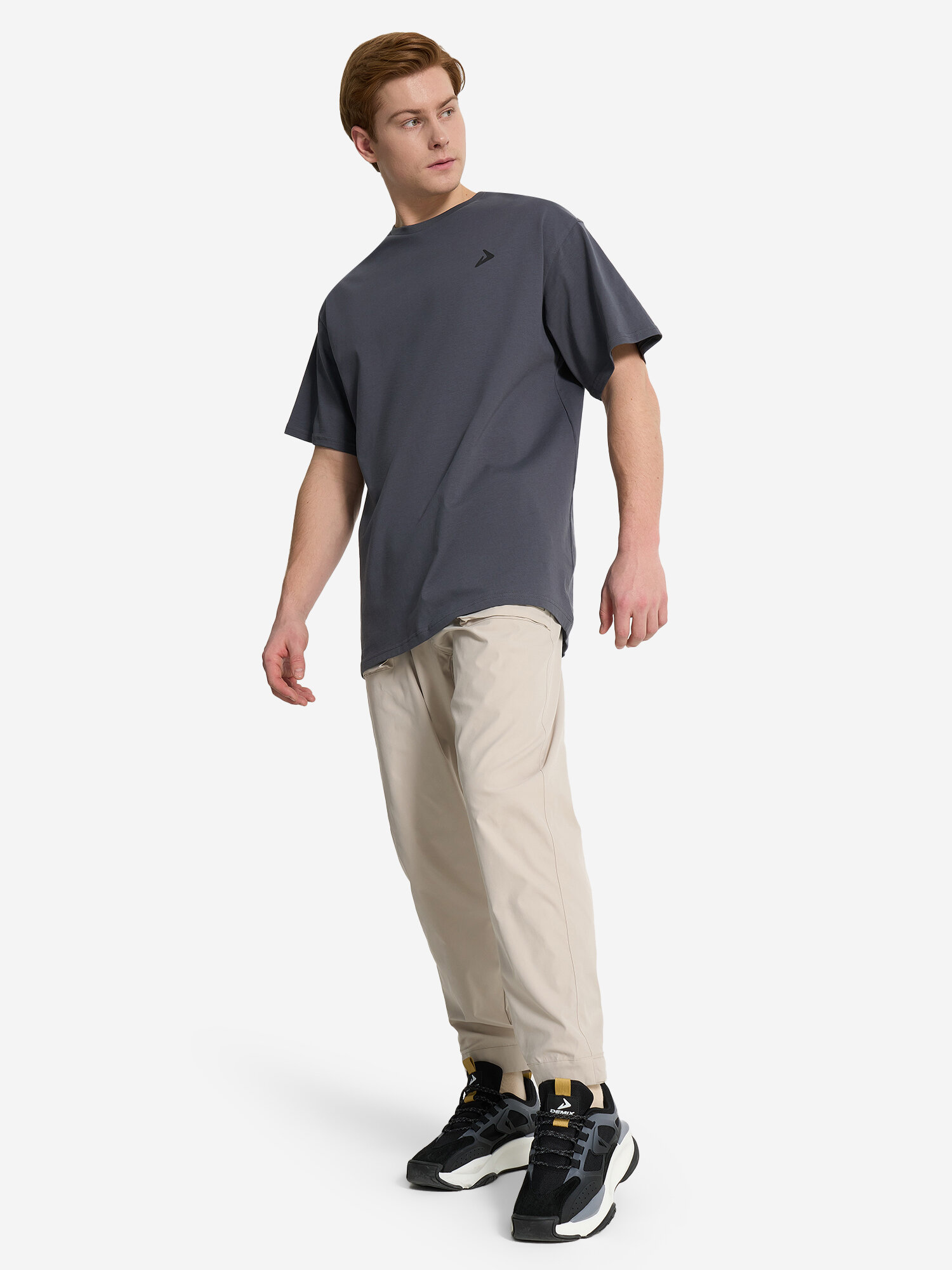 Футболка спортивная Demix, размер 48-50, серый — фото 1