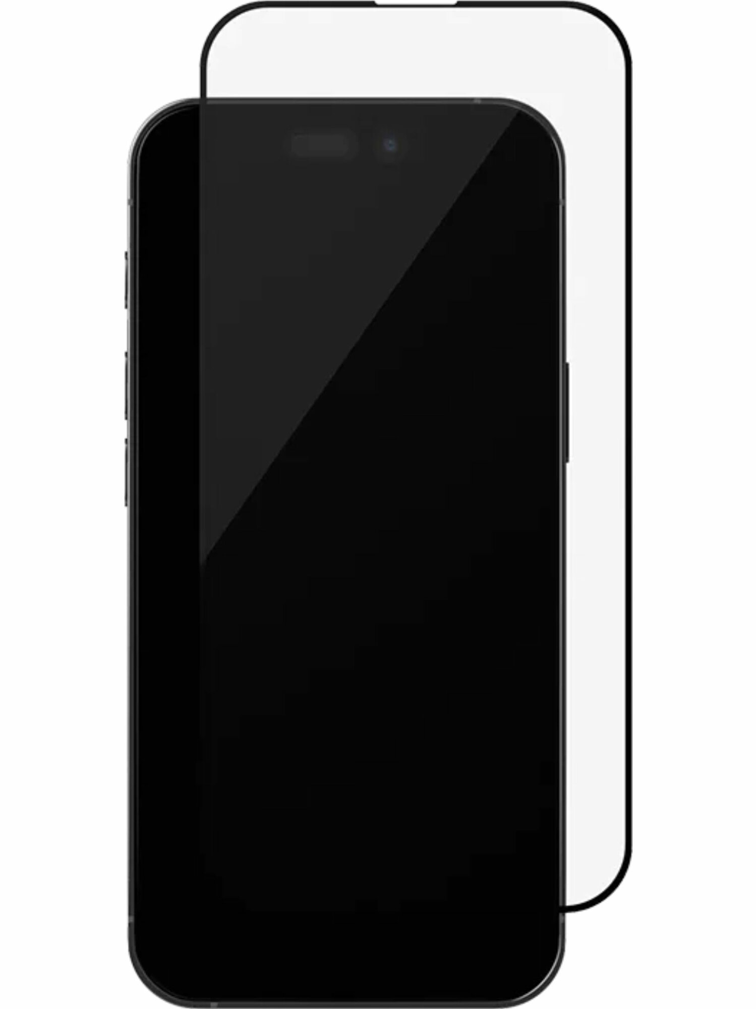 Защитное стекло uBear Extreme Nano Shield для iPhone 16e, черное